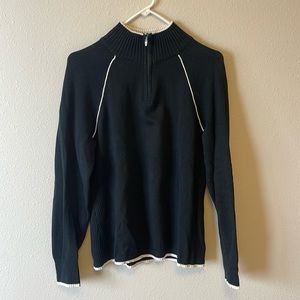 Apres ski style quarter zip